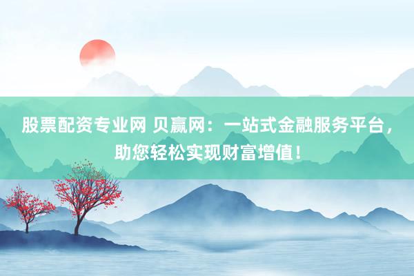 股票配资专业网 贝赢网：一站式金融服务平台，助您轻松实现财富增值！