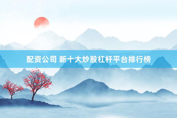 配资公司 新十大炒股杠杆平台排行榜
